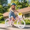 Adjustable Kids Bike with Basket Training Wheels for Boys and Girls